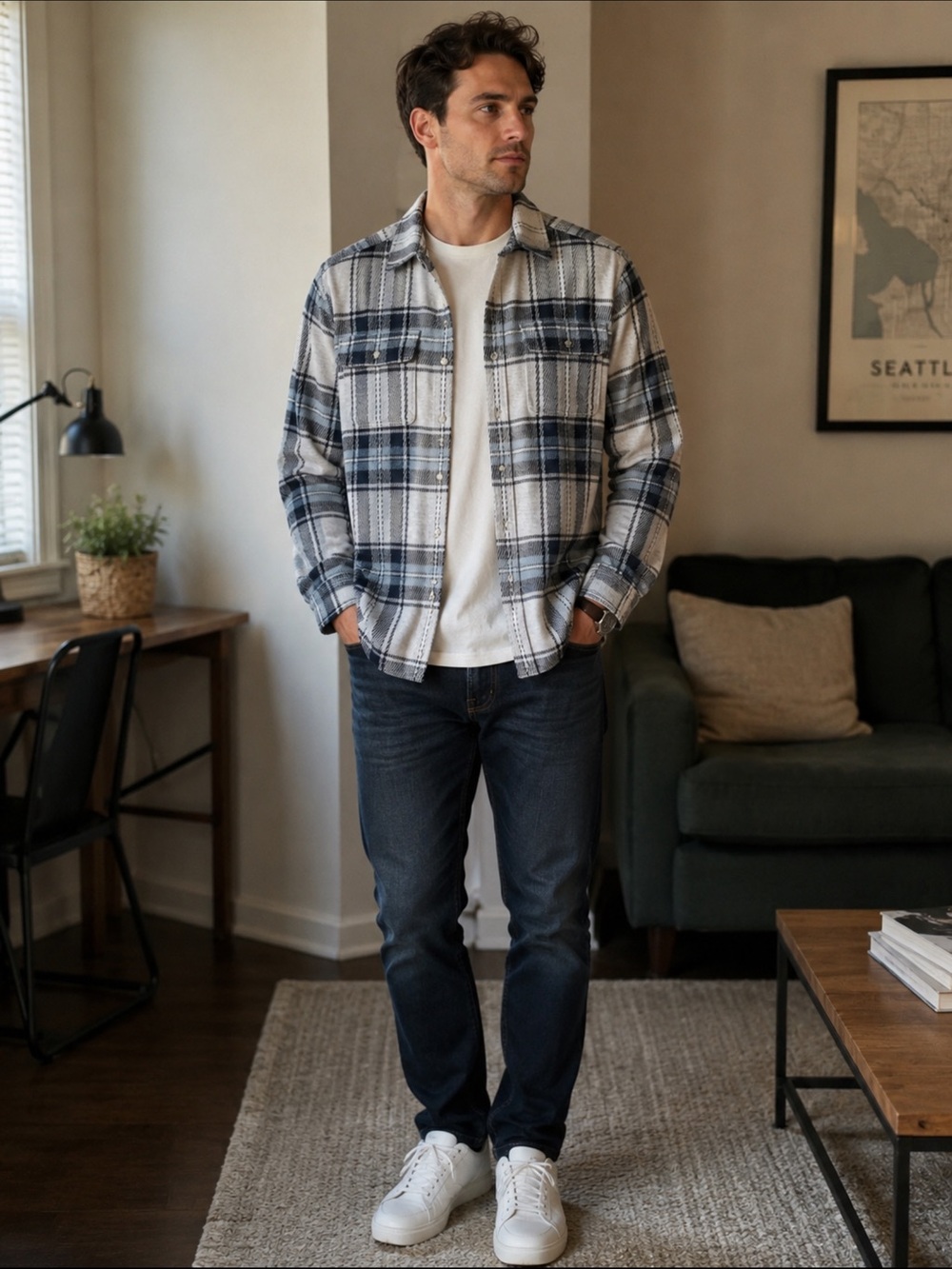 Fair Harbor The Dunewood Ultra Stretch Flannel